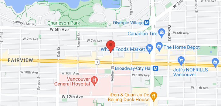map of 704 728 W 8TH AVENUE